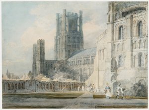 Ely-székesegyház délkelet felől alkotó: Joseph Mallord William Turner