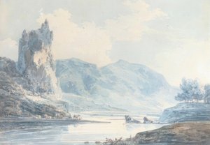 Ilam Rock, Dovedale, Staffordshire alkotó: Joseph Mallord William Turner