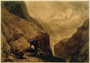 St Gothard hegy alkotó: Joseph Mallord William Turner