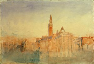 San Giorgio Maggiore naplementében, a Hotel Europa épületéből alkotó: Joseph Mallord William Turner