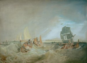Szállítás a Temze torkolatánál alkotó: Joseph Mallord William Turner