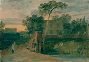 Syon Ferry House, Isleworth, Sunset alkotó: Joseph Mallord William Turner