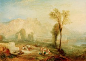 A becsület fényes köve (Ehrenbreitstein) és a sírja alkotó: Joseph Mallord William Turner