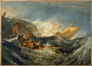 Egy szállítóhajó roncsa alkotó: Joseph Mallord William Turner