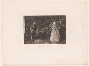 Alva meglátogatja a pármai Margit régenst, 1567 Alba látogatása a kormányzónál (cím a tárgyon)