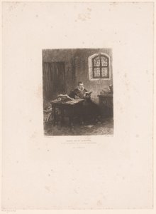 Philip van Marnix van Sint-Aldegonde börtönben Marnix van St. Aldegonde, a zsoltárok fordítása a börtönben (cím a tárgyon)