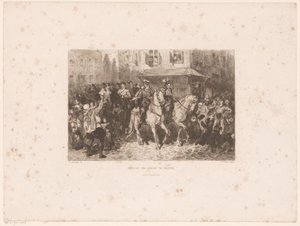 A nemesek bevonulása Brüsszelbe, 1566 A nemesek belépése Brüsszelbe (cím a tárgyon)