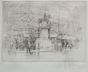 Charing Cross: I. Károly szobra alkotó: William Walcot