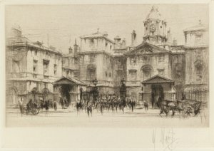 Londoni díszlet: Lóőrök alkotó: William Walcot