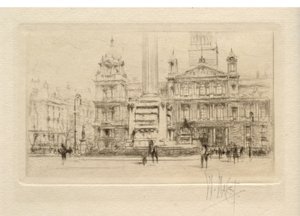 Városi épületek, Glasgow alkotó: William Walcot