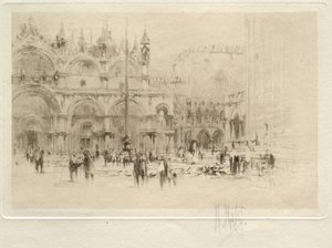 A Szent Márk tér (Velence-sorozat, 2. sz.) alkotó: William Walcot
