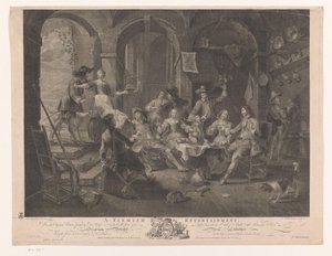 Belső dohányzó és ivó társasággal Flamand szórakozás (cím a tárgyon) Anglia fő festményei (sorozat címe) A legtöbb nagybetűs festmény Angliában (sorozat címe) alkotó: William Walker