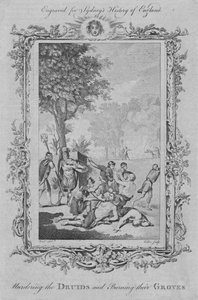 A druidák meggyilkolása és a ligeteik felgyújtása, 1773.