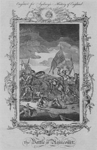 Az agincourti csata, 1773.