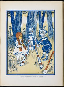 Dorothy, a bádogfavágó és a madárijesztő.