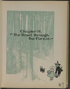Illusztráció Lyman Frank Baum "Óz, a csodálatos varázsló" című művéből.