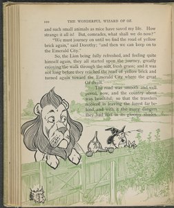 Illusztráció Lyman Frank Baum "Óz, a csodálatos varázsló" című művéből.