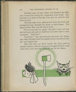 Illusztráció Lyman Frank Baum "Óz, a csodálatos varázsló" című művéből.