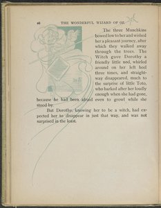 Illusztráció Lyman Frank Baum "Óz, a csodálatos varázsló" című művéből.