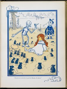 – Engedje meg, hogy bemutassam önnek őfelségét, a királynőt. alkotó: William Wallace Denslow