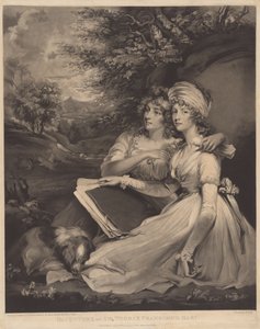 Sir Thomas Frankland lányai alkotó: William Ward