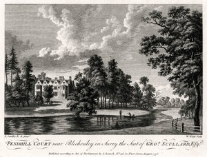 Pendhill Court Bletchenley közelében Surryben, George Scullard Esquire székhelyén, 1776
