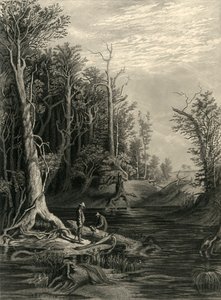 "The Chickahominy", 1872. alkotó: William Wellstood