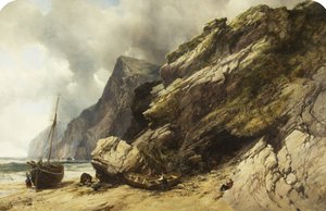 Cheyne Beach, Ilfracombe, 1845 körül (olaj, vászon)