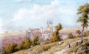 "Hythe-templom és Martello-torony", XIX. század.