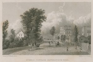 Sir Richard Steele kunyhója, Haverstock Hill alkotó: William Westall