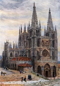 Burgos, a katedrális (színes litó)