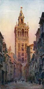 Sevilla, a Giralda-torony (színes litó)