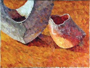 Csendélet, Koyama hajók, 2014 (olaj, vászon) alkotó: William Wilkins