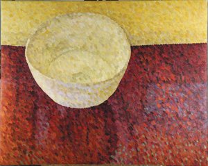 Csendélet, Lucie Rie Bowl, 2013 (olaj, vászon) alkotó: William Wilkins