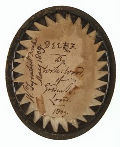 William Tyrwhitt-Drake kapitány (később alezredes) (1785-1848), Royal Horse Guards, 1809. május (miniatűr elefántcsonton) alkotó: William Wood