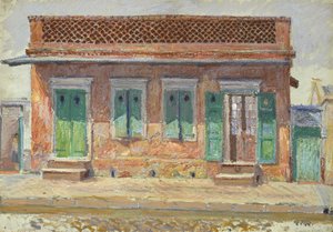 Ház a Dumaine Streeten, New Orleans, 1904 körül alkotó: William Woodward