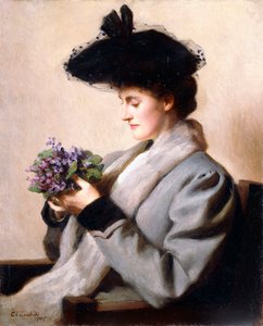 Az ibolyák nosegayja – Egy női portré, 1905