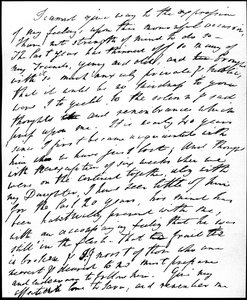 Részvétnyilvánító levél Henry Nelson Coleridge-nek nagybátyja és apósa, Samuel Taylor Coleridge 1834. július 25-én, 1834. július 29-én bekövetkezett halála kapcsán (toll és tinta papíron) alkotó: William Wordsworth