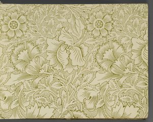 Tapéta mintakönyv, 1917 előtt (nyomtatott) alkotó: William and Company Morris