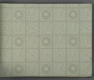 Tapéta mintakönyv, 1917 előtt (nyomtatott) alkotó: William and Company Morris