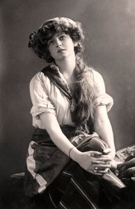 Gabrielle Ray 1883-1973, angol színésznő, a XX. század elején. alkotó: William and Daniel Downey