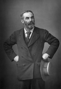 John Burns 1858-1943, angol szakszervezeti aktivista, rasszistaellenes, szocialista és politikus, 1893.