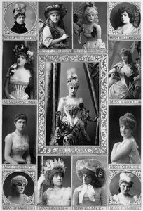 A 19. század vezető színésznője, 1890.