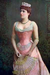 Lillie Langtry 1853-1929, angol színésznő, 1899-1900. alkotó: William and Daniel Downey