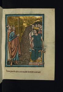 Egyiptom harmadik pestise- Gnats (2Móz 8-17) alkotó: William de Brailes