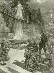 La Sonnambula, III. felvonás ii. jelenet (mélynyomás) alkotó: William de Leftwich Dodge