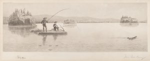 Untitled (rönk tutaj horgászat) alkotó: William de la Montagne Cary