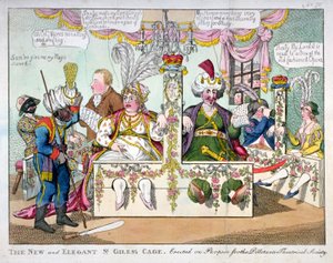 "Az új és elegáns St Giles ketrece...", 1802 alkotó: Williams