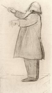Johannes Brahms (1833-1897) német zeneszerző, karmester (rajz) alkotó: Willy von Beckerath