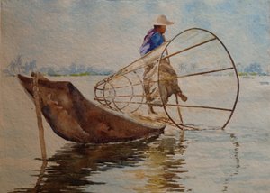 916-os lábevezős, Inle Lake